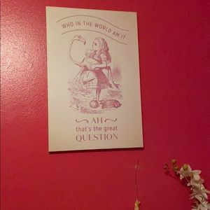 Alice In wonderland canvas